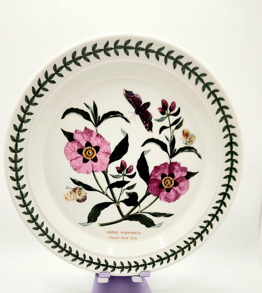 Portmeirion Botanic Garden Cistus Purpureus Bowl 8.5" England Susan Williams 72